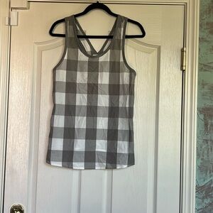 ALYSI GREY TG. CANOTTA POP MACRO VICHY